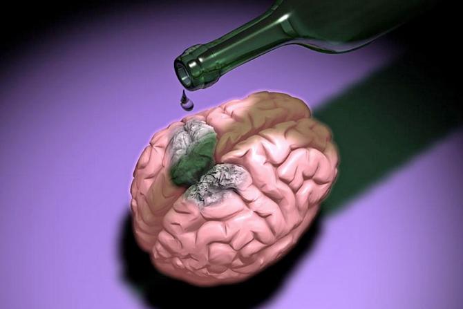 Алкогольная энцефалопатия отек ствола головного мозга